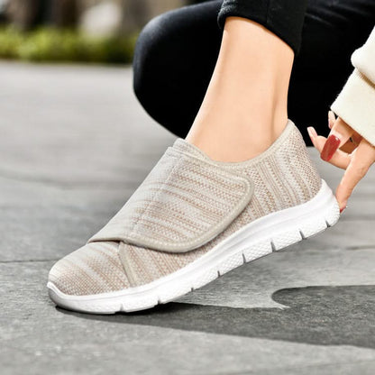Velara edema shoes on a neutral background showing full silhouette