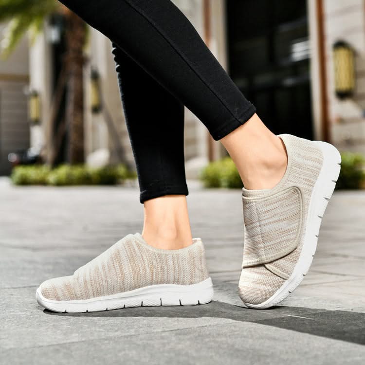 Orthotic-friendly removable insole removed from Velara wide-width shoe