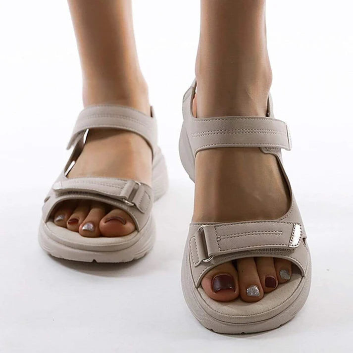 Aveline Women's Comfort Sandals | Double Adjustable Straps with Arch Support