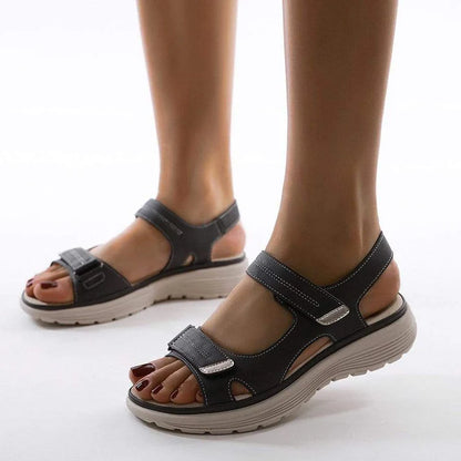 Aveline Women's Comfort Sandals | Double Adjustable Straps with Arch Support