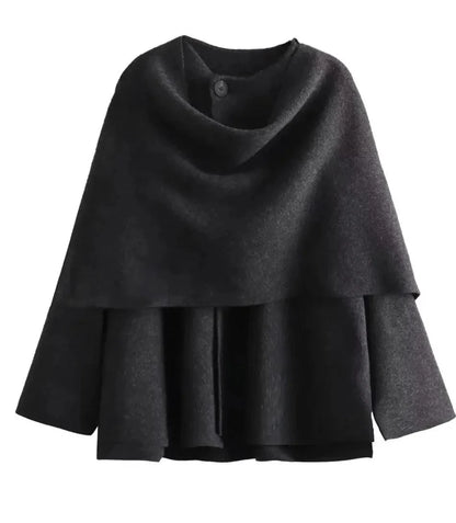 Anti-pilling wool coat for women in burgundy — winter essential