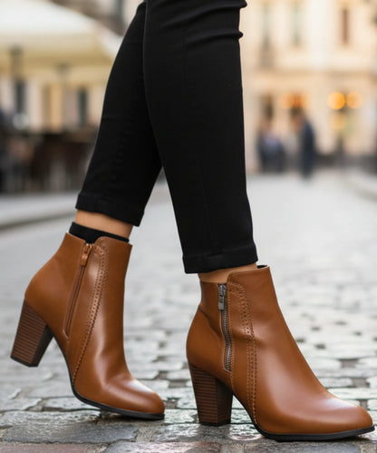 Serena women's ankle boots showing textured rubber sole