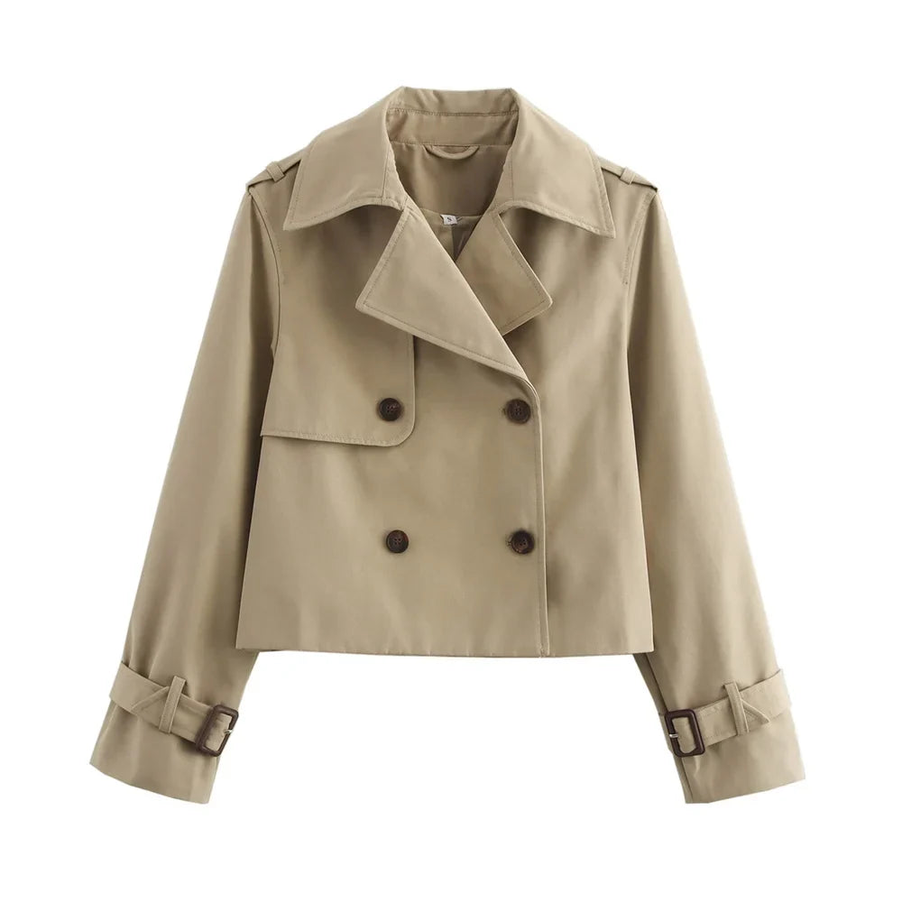 Women's vintage crop jacket available in sizes S to XL