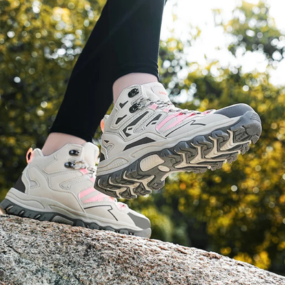 Pair of Venza women's waterproof shoes top-down view