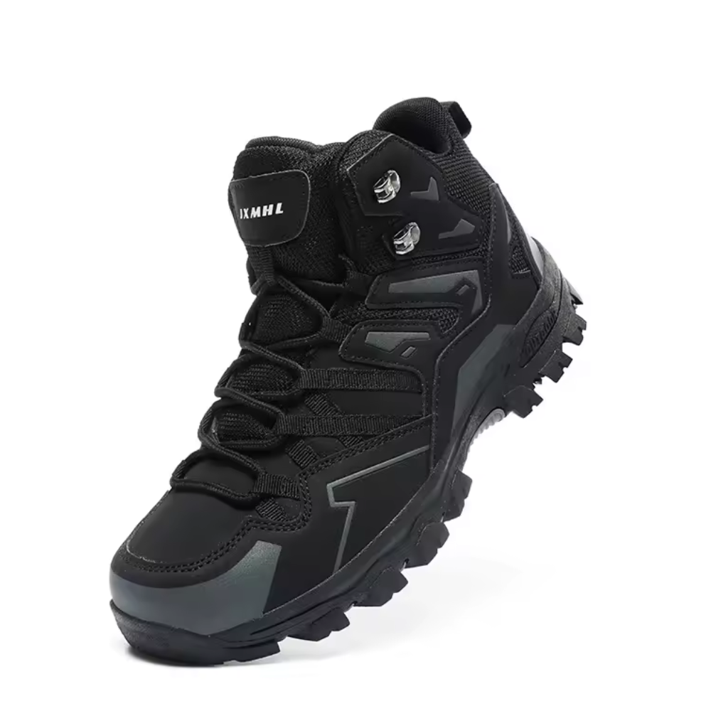 Black Venza waterproof hiking shoes for women full profile