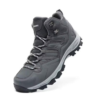 Grey women's waterproof hiking shoes Venza lateral view