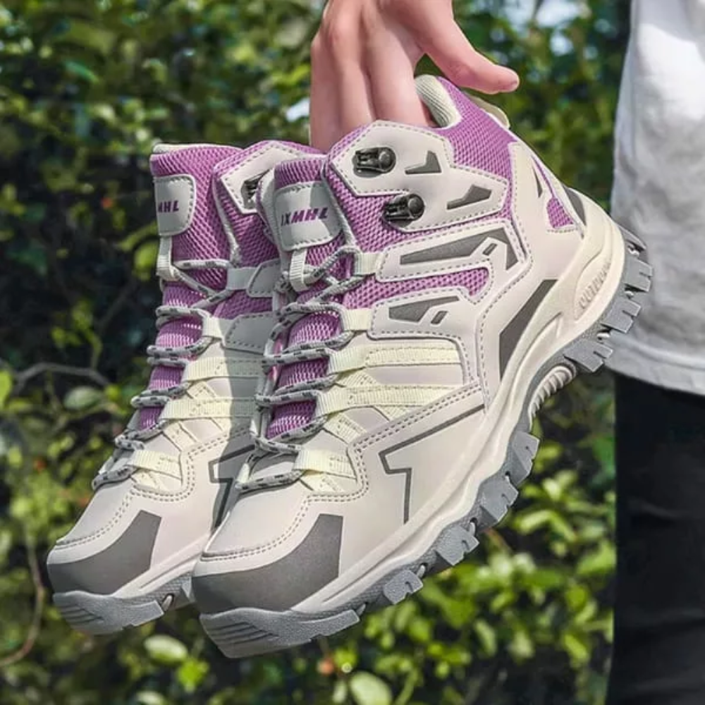 Venza women's hiking shoes showing mid-cut ankle support