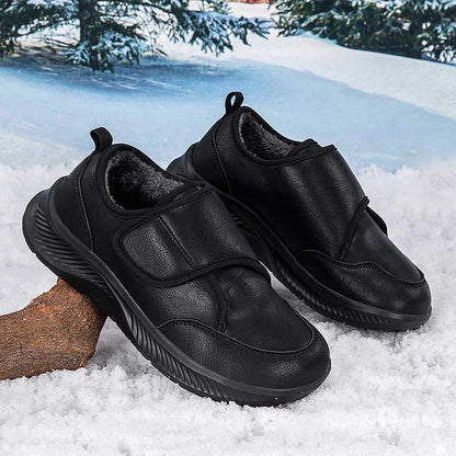 Close-up of non-slip outsole on women's casual winter sneaker