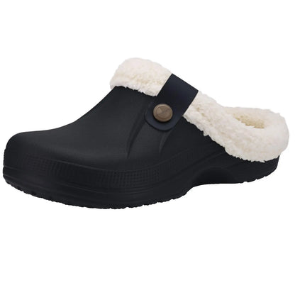Size range display of Wren unisex lined slippers across all sizes